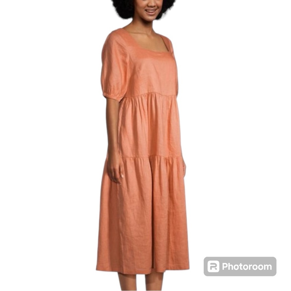 Linen Dress 46 (US16) NWT